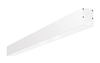 RAB BOA4S-20D10-40N-W 20W LED 4 ft Surface Mount Linear Slot Light, No Photocell, 4000K (Neutral), 1559 Lumens, 83 CRI, 120-277V, 40 Degree Reflector, Dimmable, Not DLC Listed, White Finish