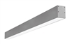 RAB BOA4S-20D10-40Y-S 20W LED 4 ft Surface Mount Linear Slot Light, No Photocell, 3000K (Warm), 1499 Lumens, 86 CRI, 120-277V, 40 Degree Reflector, Dimmable, Not DLC Listed, Silver Finish