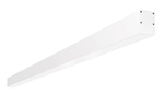 RAB BOA6S-30D10-40N-W 30W LED 6 ft Surface Mount Linear Slot Light, No Photocell, 4000K (Neutral), 2336 Lumens, 83 CRI, 120-277V, 40 Degree Reflector, Dimmable, Not DLC Listed, White Finish