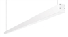 RAB BOA8P-40D10-40N-W 40W LED 8 ft Suspended Pendant Linear Slot Light, No Photocell, 4000K (Neutral), 3118 Lumens, 84 CRI, 120-277V, 40 Degree Reflector, Dimmable, Not DLC Listed, White Finish