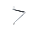 RAB BTW12 Floodlight Bracket for Steel and Wood Poles, Not DLC Listed, Galvanized Steel Finish