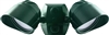 RAB BULLET2X12NVG 2x12W LED Adjustable Dual Heads Bullet Flood,  4000K (Neutral), Verde Green Finish