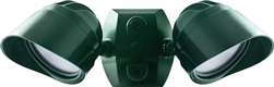 RAB BULLET2X12NVG 2x12W LED Adjustable Dual Heads Bullet Flood,  4000K (Neutral), Verde Green Finish