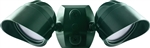 RAB BULLET2X12YVG 2x12W LED Adjustable Dual Heads Bullet Flood,  3000K (Warm), Verde Green Finish