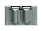 RAB CO1 Outlet Cover, Silver Gray