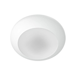 RAB DSK6R119FA120WS 11W 6" LED Round Surface Mount Fixture, 2700K/3000K/4000K/5000K, 900 Lumens, 91 CRI, 120V