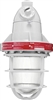 RAB EP124 300W Explosionproof Pendant with Die Cast Guard, 1 Hub Count, 1/2" Hub Size, Silver Gray Finish