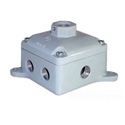 RAB EXJ2 Junction Box 8 Hubs 1/2" Cover 3/4 Hub, Compatible with Explosionproof Fixture