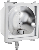 RAB EZSH100QTW EZ Flood Light 100W High Pressure Sodium Lamp 120V-277V White Color