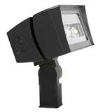 RAB FFLED120SF/480/D10 120W LED Floodlight, Slipfitter Mount, No Photocell, 5000K (Cool), 16553 Lumens, 75 CRI, 120-277V, 7H x 6V Beam Distribution, Dimmable, DLC Premium Listed, Standard Operation, Bronze Finish