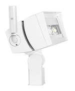 RAB FFLED120SFNW/D10/LC 120W LED Floodlight, Slipfitter Mount, No Photocell, 4000K (Neutral), 16149 Lumens, 75 CRI, 120-277V, 7H x 6V Beam Distribution, Dimmable, DLC Premium Listed, Standard Operation, White Finish