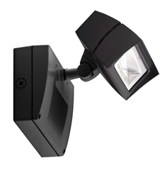 RAB FFLED18/EC 18W LED Floodlight with Battery Backup with Cold Start, 5000K (Cool), 120-277V, Bronze Finish