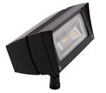 RAB FFLED18/PCS Floodlight 22W LED Lamp, 5100K Cool White Bronze Finish with Swivel Photocell