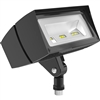 RAB FFLED18/PCU Floodlight 18W LED Floodlight, Swivel Arm, 5000K Cool White Bronze Finish with 120V Button Photocell