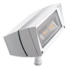 RAB FFLED18DCW 18W Solar LED Floodlight, 5000K (Cool), 1681 Lumens, 69 CRI, White Finish