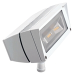 RAB FFLED18NW/PC2 Floodlight 22W LED Lamp, 4000K Neutral White Finish with 277V Photocell