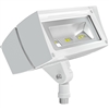 RAB FFLED18YW/PCU Floodlight 23W LED Lamp, 3000K Warm White White Finish with Photocell