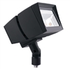 RAB FFLED26NB55/D10 26W Arm Mount LED Floodlight, No Photocell, 4000K (Neutral), 2245 Lumens, 81 CRI, 5H x 5V Beam Distribution, Dimmable Operation, Bronze Finish