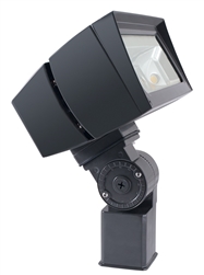 RAB FFLED39SF/480 39W Arm Mount LED Floodlight, No Photocell, 5000K (Cool), 4596 Lumens, 65 CRI, 7H x 6V Beam Distribution, Standard Operation, Bronze Finish