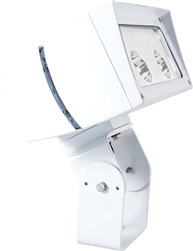 RAB FFLED39SFB44W/480 39W Arm Mount LED Floodlight, No Photocell, 5000K (Cool), 4170 Lumens, 64 CRI, 4H x 4V Beam Distribution, Standard Operation, White Finish