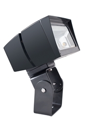 RAB FFLED39TN/D10 39W Trunnion Mount LED Floodlight, No Photocell, 4000K (Neutral), 3902 Lumens, 83 CRI, 7H x 6V Beam Distribution, Dimmable Operation, Bronze Finish