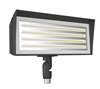 RAB FFLEDS 26W Knuckle  Mount LED Floodlight, 4000K/5000K, 2615-6243 Lumens, 82 CRI, Bronze Finish