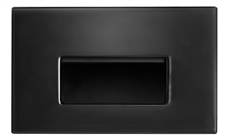 RAB FSLEDH3NB/120 3W LED Steplight Recessed, 4000K (Neutral), 39 Lumens, 82 CRI, 120V, Horizontal Model, Black Finish