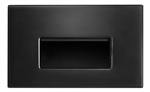 RAB FSLEDH3YYB/120 3W LED Steplight Recessed, 2700K (Residential Warm), 34 Lumens, 79 CRI, 120V, Horizontal Model, Black Finish