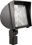 RAB FX150SF/PC FlexFlood Light Slipfitter Mount 150W High Pressure Sodium Lamp 120V Bronze Color with Photocontrol