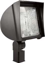 RAB FX70SF FlexFlood Light Slipfitter Mount 70W High Pressure Sodium Lamp 120V Bronze Color