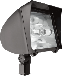 RAB FXL250SFQT FlexFlood XL Flood Light Slipfitter Mount 250W High Pressure Sodium Lamp 120V-277V Bronze Color