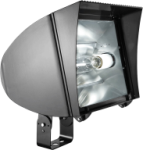 RAB FXL250TQT/PC FlexFlood XL Flood Light Trunnion Mount 250W High Pressure Sodium Lamp 120V-277V Bronze Color with Photocontrol