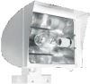 RAB FXL400XQTW FlexFlood XL Flood Light Wall Mount 400W High Pressure Sodium Lamp 120V-277V White Color