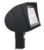 RAB FXLED150SFY/D10 150W Slipfitter Mount LED Floodlight, 3000K (Warm), 120-277V, No Photocell, Dimmable Operation, Bronze Finish