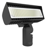 RAB FXLEDSSF/480 Slipfitter Mount LED Floodlight, 4000K/5000K, 10563-22727 Lumens, 80 CRI, 480V, Bronze Finish