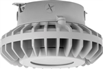 RAB HAZXLED42FF 42W Ceiling Mount LED Hazardous Location Fixture, 5100K (Cool), 2986 Lumen, 69 CRI, Frosted Lens, No Guard,  DLC Listed, Natural Finish