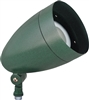 RAB HBLED10VG AMB 10W Amber LED Bullet Floodlight, No Photocell, 92 Lumens, 75 CRI, 120-277V, Verde Green Finish