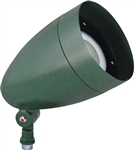 RAB HBLED10VG AMB 10W Amber LED Bullet Floodlight, No Photocell, 92 Lumens, 75 CRI, 120-277V, Verde Green Finish