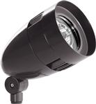 RAB HBLED13A/D10 13W LED Bulled Floodlight, 5000K (Cool), No Photocell, 1490 Lumens, 67 CRI, 120-277V, Not DLC Listed, Bronze Finish