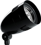 RAB HBLED13B/D10 13W LED Bulled Floodlight, 5000K (Cool), No Photocell, 1490 Lumens, 67 CRI, 120-277V, Not DLC Listed, Black Finish