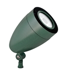 RAB HSLED13YVG/D10 13W LED Spotlight, 3000K (Warm), No Photocell, 1089 Lumens, 81 CRI, 120-277V, Not DLC Listed, Verde Green Finish