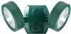RAB LES2X13YVG 2x13W LESLIE LED Economy Bullet Flood Light, 3000K (Warm), 2090 Lumens, 83 CRI, 120V, 6H x 6V Beam Distribution, Verde Green Finish