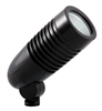 RAB LFLED5YDCB 5W Solar LED Floodlight, 3000K (Warm), 208 Lumens, 86 CRI, Black Finish