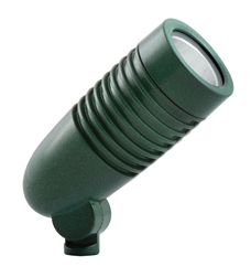 RAB LFLED5YDCVG 5W Solar LED Floodlight, 3000K (Warm), 208 Lumens, 86 CRI, Verde Green Finish