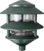 RAB LL322VG/F13 3 Tier Lawn Light, 120V 13 watts Compact Fluorescent Lamp, Verde Green