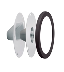 RAB LRFGNLEDA Lens/Reflector Kit, Clear Lens, Compatible with Gooseneck Fixture,  Bronze Finish