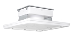 RAB MASI20-200NW/480 200W 20" x 20" MASI Gas Station Flush Mount Canopy LED Fixture, 4000K (Neutral), No Photocell, 29172 Lumens, 72 CRI, 480V, Standard Operation, Not DLC Listed, White Finish