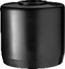RAB MCAP2B PVC Mighty Post Cap fits standard 2" pipe for landscape lighting, Black