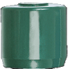 RAB MCAP2VG PVC Mighty Post Cap fits standard 2" pipe for landscape lighting, Verde Green