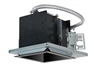 RAB MD1NTB 1 Fixture Head Recessed New Construction Mounting Frame and Housing, 90 CRI, 1/2" Trim Style, Black Finish